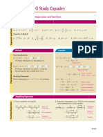 Appendix G Study Capsules: Study Capsule 1 Algebraic Expressions and Functions