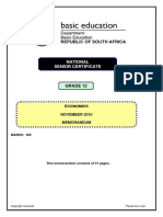 Economics Nov 2010 Memo Eng