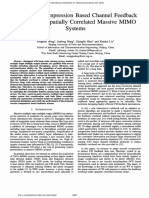 A Wavelet Compression Based Channel Feedback Protocol For Spatially Correlated Massive MIMO Systems