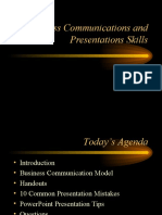 Business Communications and Presentations Skills