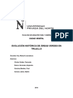 Ciudad Vegetal Evolucion de Areas Verdes en Trujillo