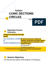 Conic Sections and Circles