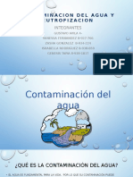 Contaminacion Del Agua y Eutrofizacion