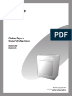 Samsung DV665JW Dryer Manual PDF