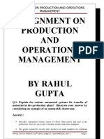 Production and Operations Management