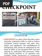 Checkpoint PPT Presentation