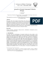 Virtual Approach To Ground Armoured Vehicles Design: Advances in Military Technology Vol. 4, No. 2, December 2009