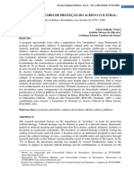 IPAC - INVENTÁRIO DE PROTEÇÃO DO ACERVO CULTURAL: Os Modelos Da Bahia e Pernambuco Nas Décadas de 1970 e 1980