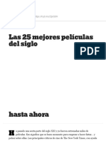 Las 25 Mejores Películas Del Siglo Hasta Ahora - Español