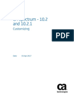 CA Spectrum - 10.2 and 10.2.1 - ENU - Customizing - 20170403 PDF