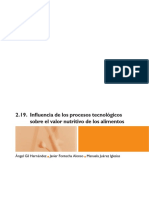 LN - Cap - 2.19 Influencia de Los Procesos Tecnológicos Sobre El Valor Nutritivo de Los Alimentos