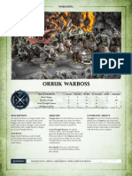 Aos Warscroll Orruk Warboss en