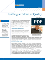Building A Culture of Quality: Making The Case For Quality