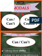 Modals PDF