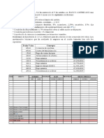 Ejercicios de Liquidación de Cuenta de Credito