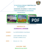 Informe N°05 de Química Orgánica