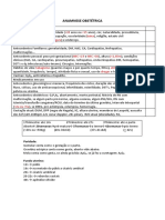 Anamnese Obstétrica Check-List