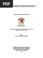 Modelo de Plan Estrategico para Empresas de Seguridad