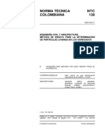 NTC 130 Método de Ensayo para La Determinación de Partículas Livianas en Los Agregados PDF