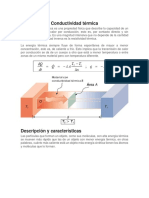 Conductividad Térmica y Material Refractario