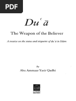 Dua The Weapon of The Believer - Abu Ammaar Yasir Qadhi PDF