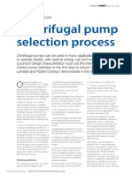 Centrifugal Pump Selection Process