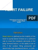 Heart Failure: Departemen Kardiologi FK USU RSUP. H. Adam Malik Medan