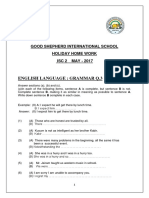 May 17 Holiday Homework Isc 2 1