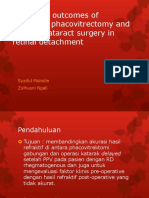 Refractive Outcomesof Combined Phacovitrectomy and Delayed Cataract Surgery