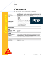 Sikarep Microcrete-4: Ready To Use Non-Shrink, Cementitious Micro Concrete