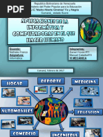 Las Aplicaciones de La Informatica y Computadoras en El Que Hacer Humano