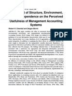 The Impact of Structure, Environment, and Interdependence On The Perceived