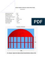 Staad Pro - Dome