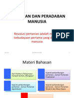 Pertanian Dan Peradaban Manusia