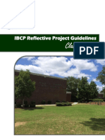 Reflective Project Ibcp Guidelines Update Class of 2018