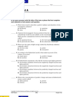 Chapter Test A: Atomic Physics