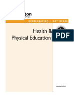 Health and Physical Education State K-12 Learning Standards