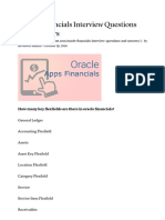 Oracle Financials Interview Questions and Answers