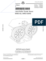 Isolated Roller Guides Shoes WRG150, WRG150HD