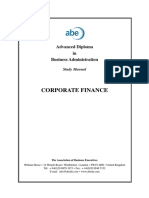 Corporate Finance