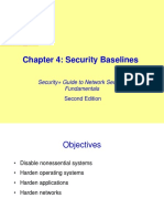 Chapter 4: Security Baselines: Security+ Guide To Network Security Fundamentals