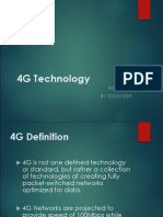 4G Technology: Presented by Yogender