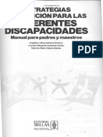 Estrategias de Atencion para Las Diferentes Discapacidades PDF