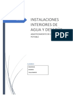 Calculo de Redes de Distribucion de Agua y Desague