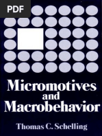 Schelling, T., Micromotives and Macrobehavior 1978 PDF