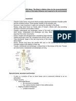 Year 11 Preliminary PDHPE Notes - The Body in Motion