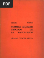 Bloch - Tomas Munzer Teologo de La Revolucion PDF