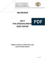 Reviewer - 2017 KalusuGalingan Quiz Show PDF