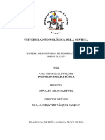 Sistema de Monitoreo de Temperatura para Horno de Gas