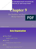 The Database and Database Management System: Management Information Systems 8/E Raymond Mcleod, Jr. and George Schell